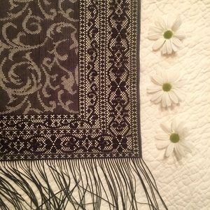 Midnight Walk Net Shawl